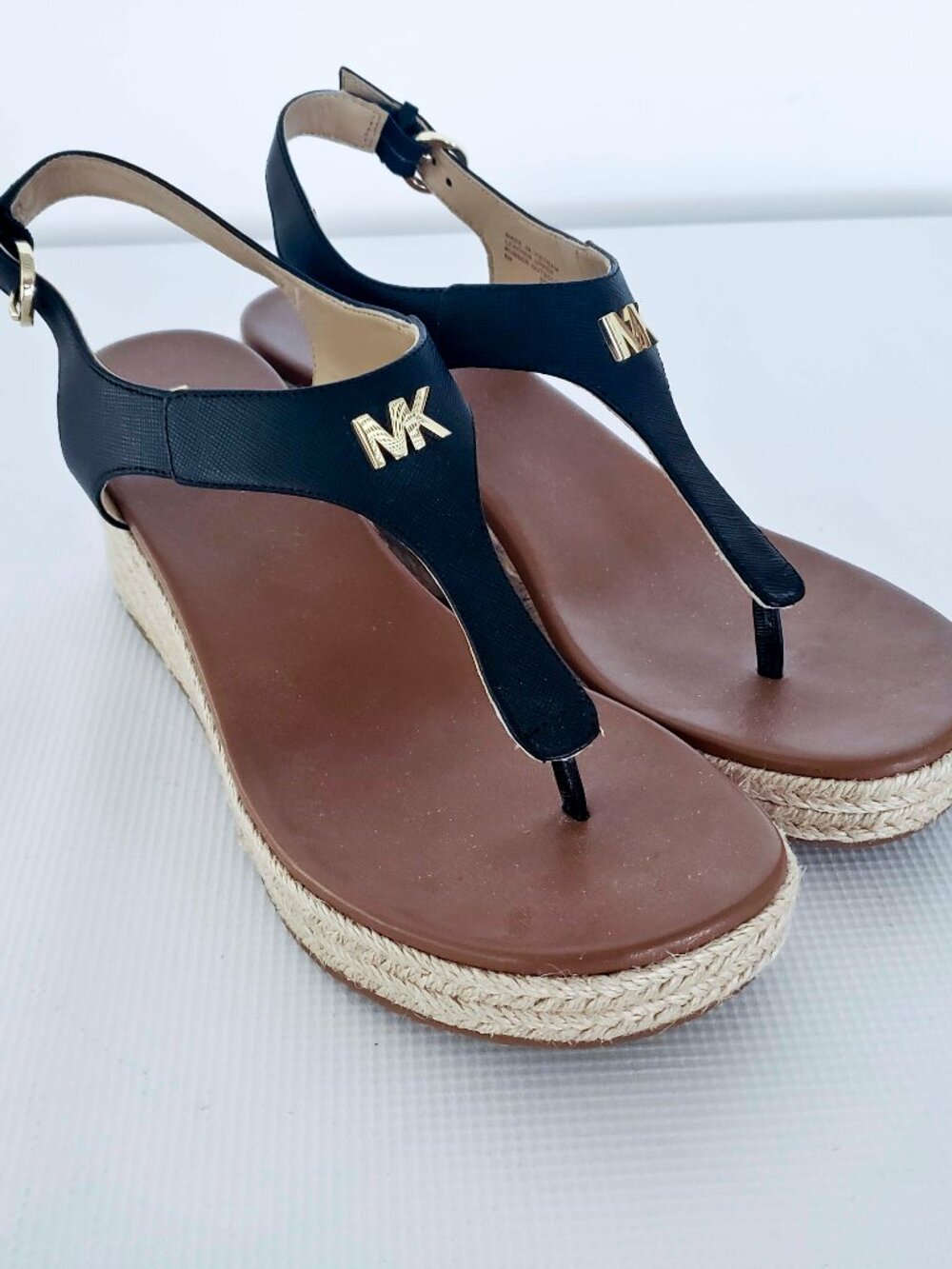 Michael Kors Laney Thong Espadrille Wedge Sandals